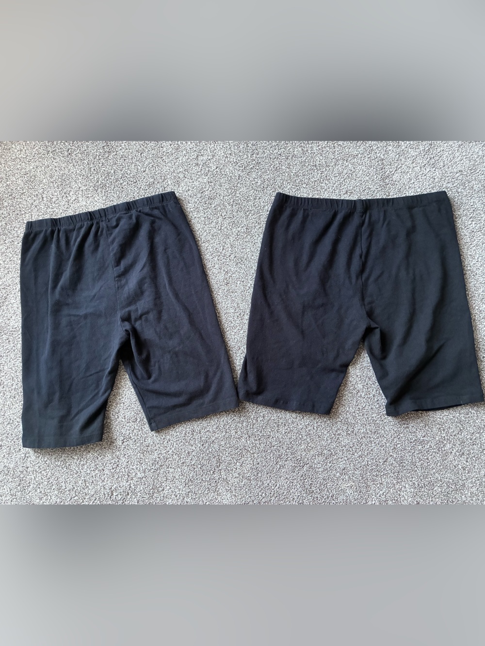 2 PACK The Children's Place Black Kids Biker Shorts